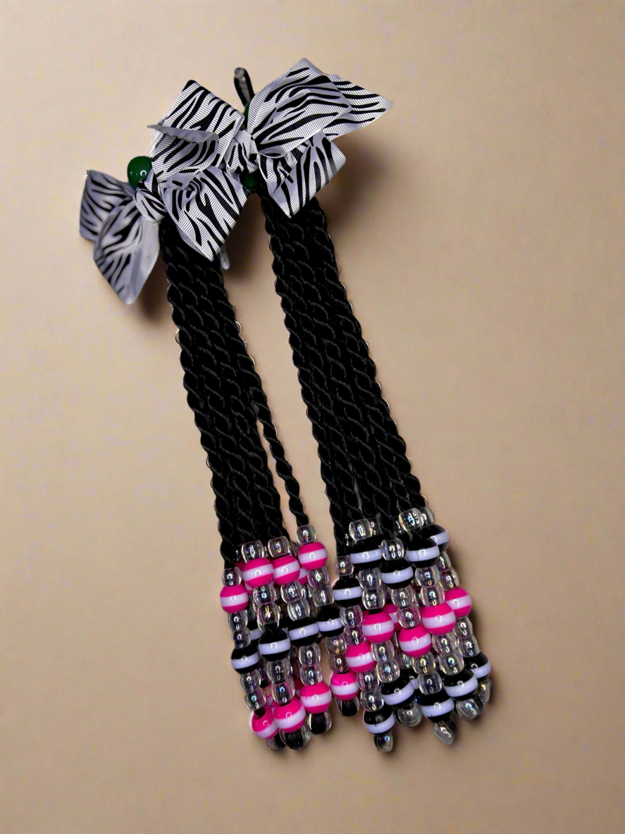 Zebra Twist Ponytail Set