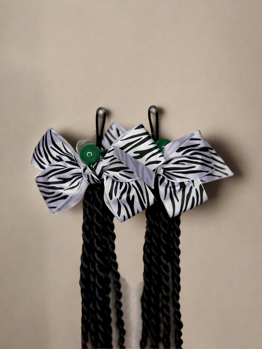 Zebra Twist Ponytail Set